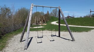 Dubbele schommel midden