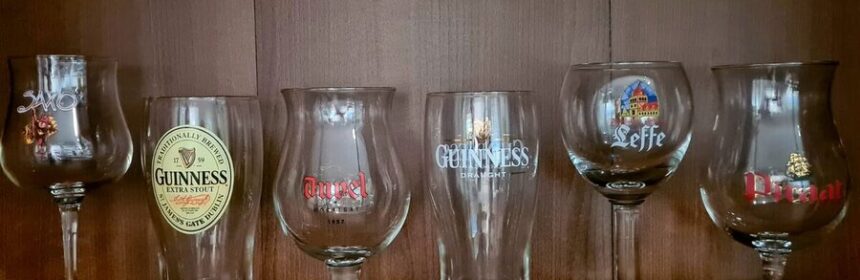 Verschillende bierglazen
