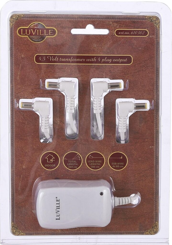 Een adapter met 4 stekkers bestellen.