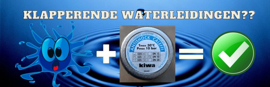 Tekst en een rebus over klapperende waterleidingen